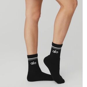 ALO THROWBACK SOCK SIZE MEDIUM